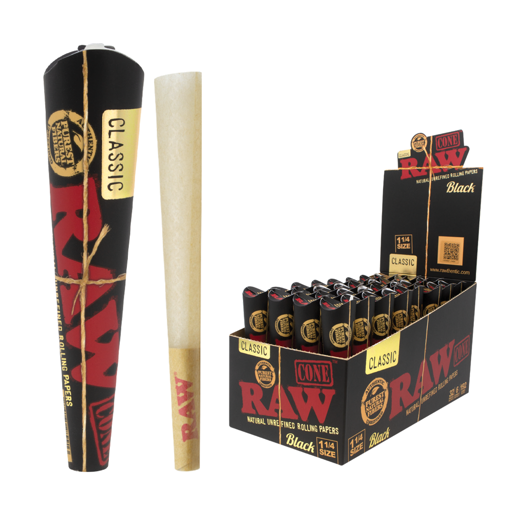 RAW Black Classic Cones