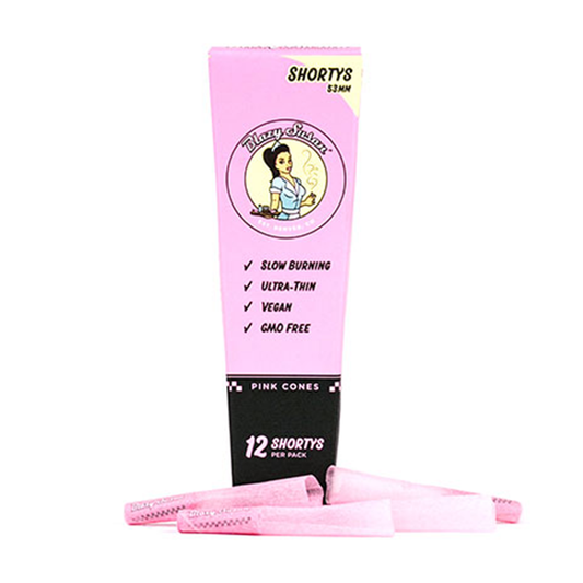 Blazy Susan Pink Paper Cones