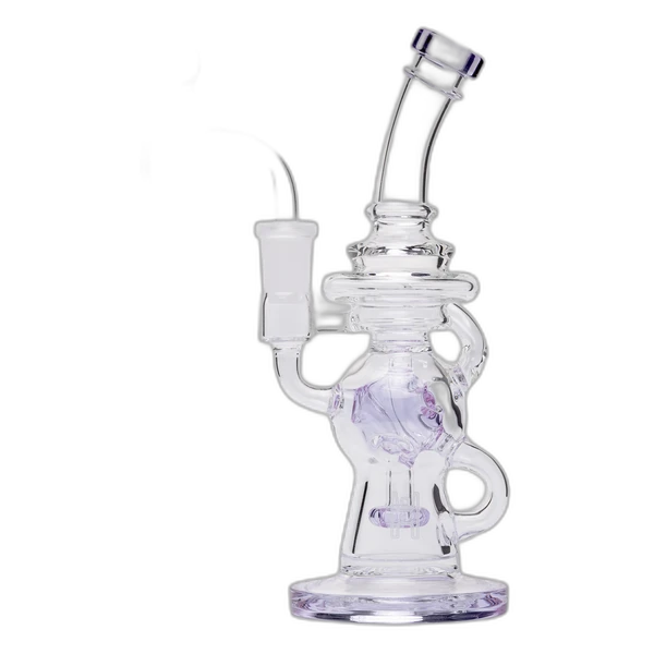 Human Grade 7 Inch Swiss Dab Rig in Lavender