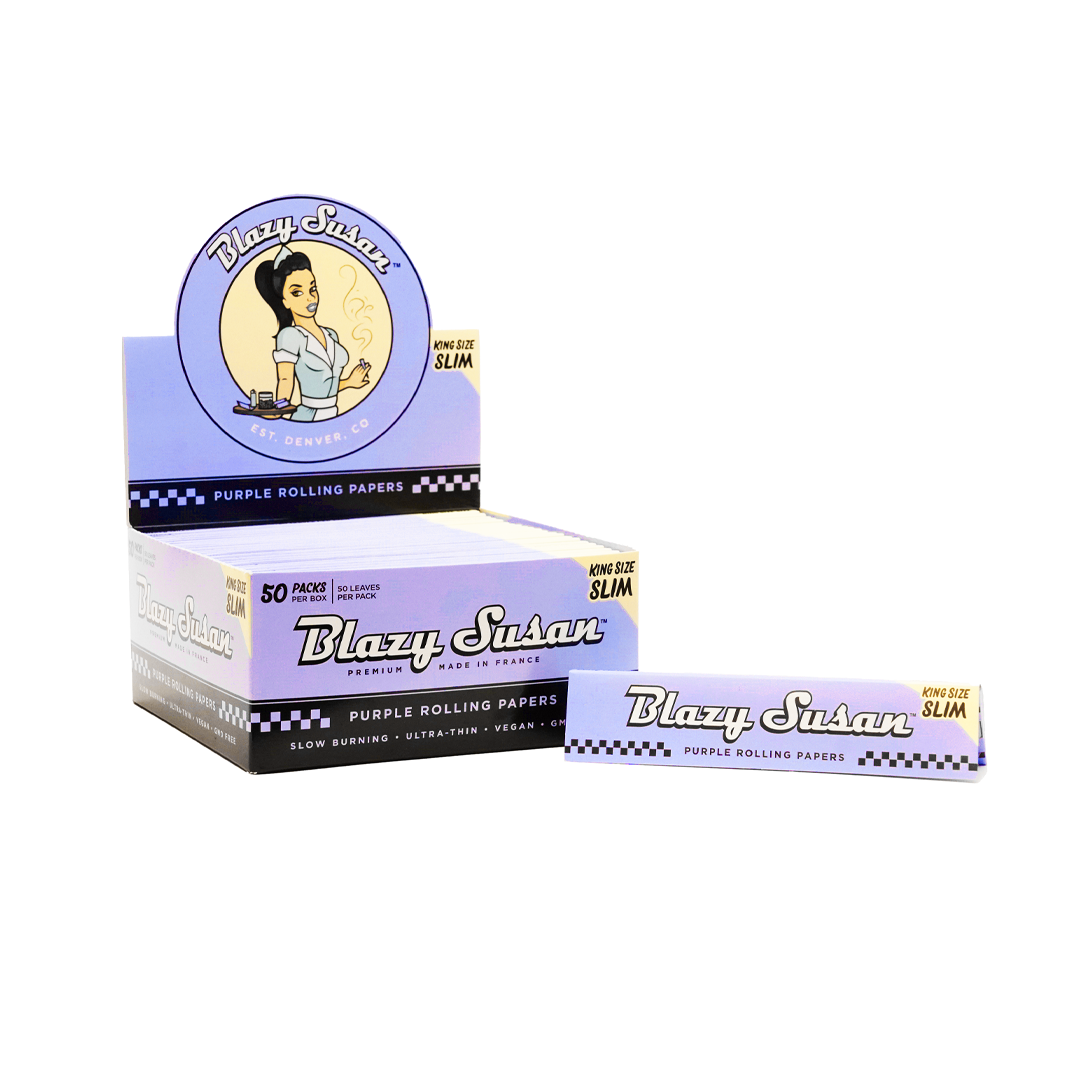 Blazy Susan Purple Rolling Papers