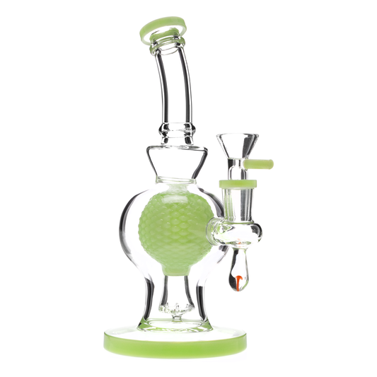 HB King 7" Grid Globe Perc Water Pipe