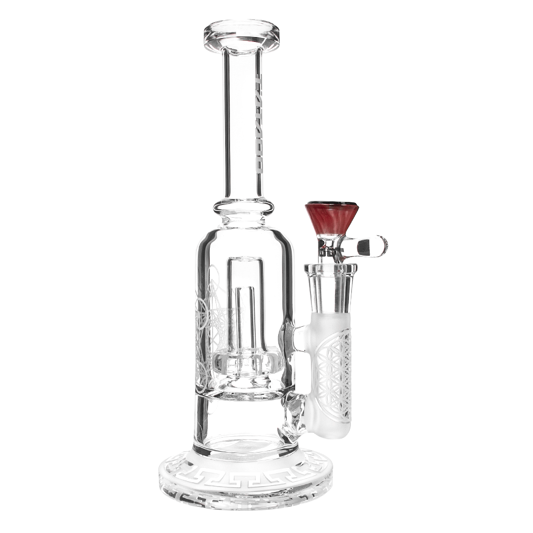 Lookah Glass 11" Straight Tube Capsule Water Pipe