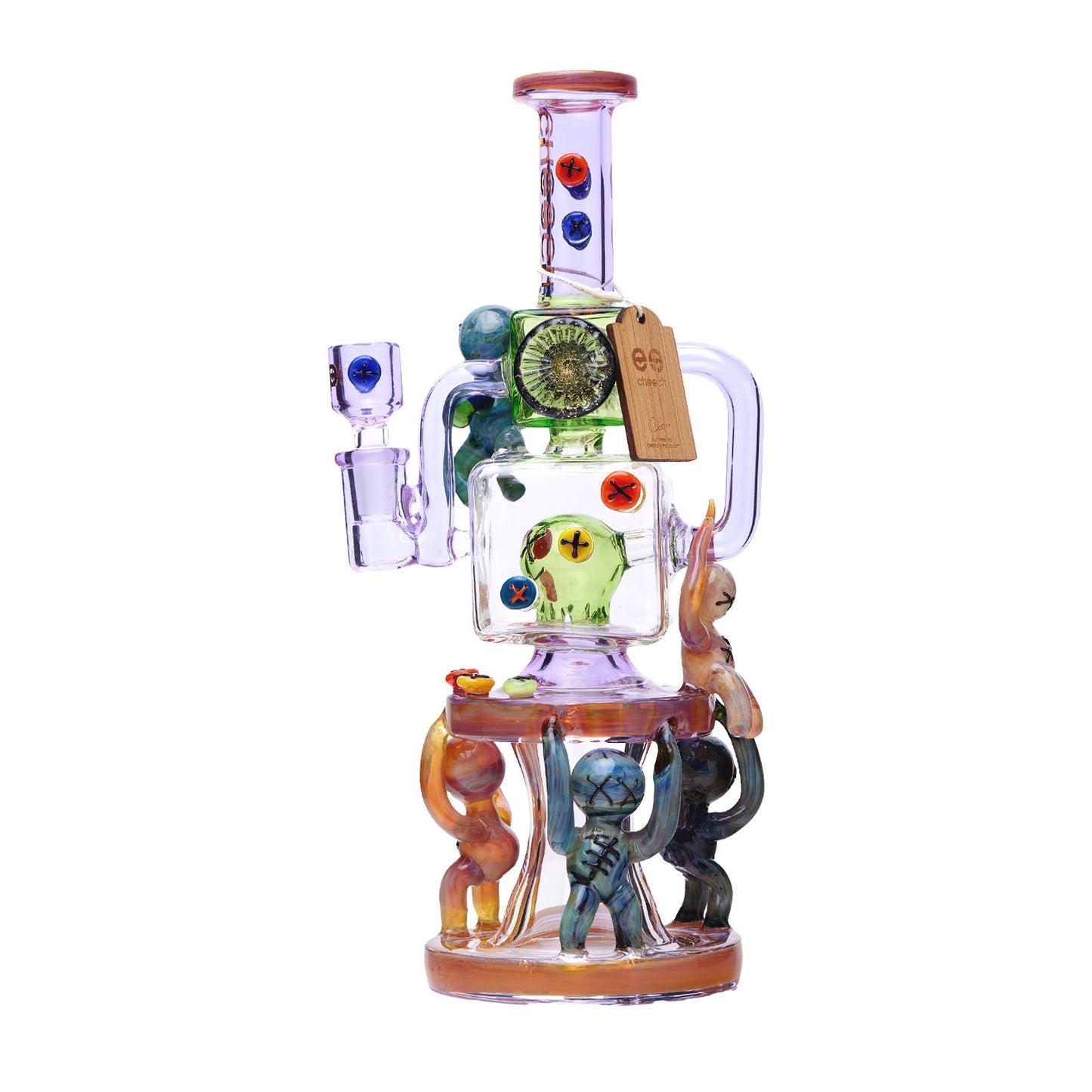 Cheech Glass 12" Alien Lifting The King