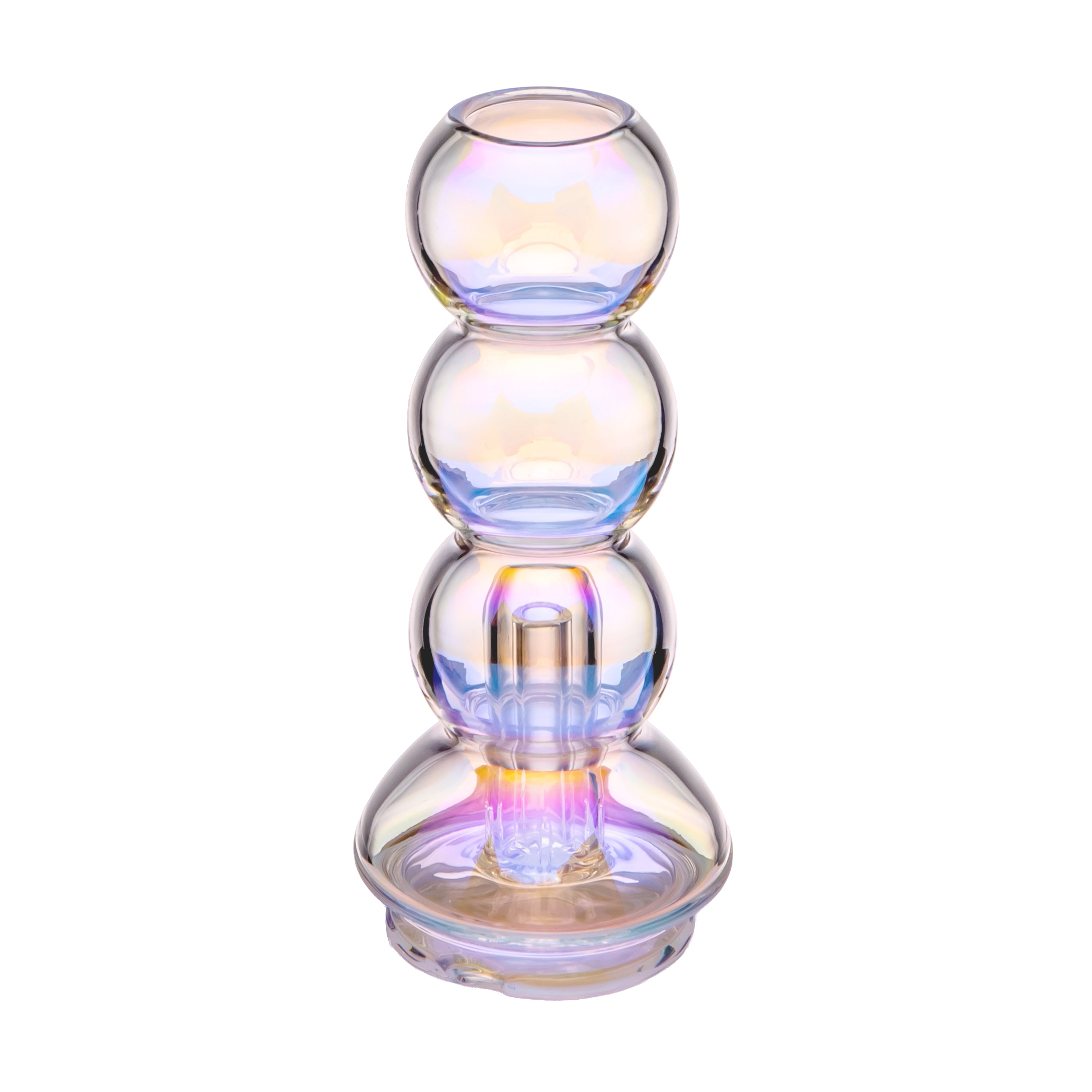 BIGFUN! Bubble Peak Top – iridescent borosilicate glass top for Puffco Peak