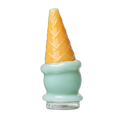 BIGFUN! Ice Cream Peak Top – borosilicate cone top with base-connected perc for Puffco Peak