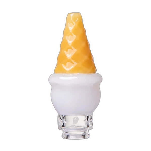 BIGFUN! Ice Cream Pivot Top – handmade borosilicate glass cone top for Puffco Pivot