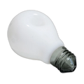 BIGFUN! LightBowlb Hand Pipe - white borosilicate glass