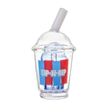 BIGFUN! Sip N Rip Peak Top – slushie-styled Puffco Peak glass with base-connected perc