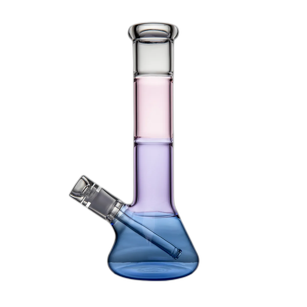 BIGFUN! Tricolor Bong Water Pipe – 5mm borosilicate tricolor gradient water pipe