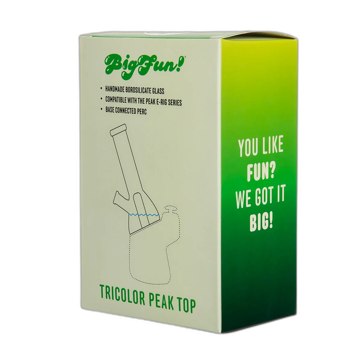 BIGFUN! Tricolor Peak Tops