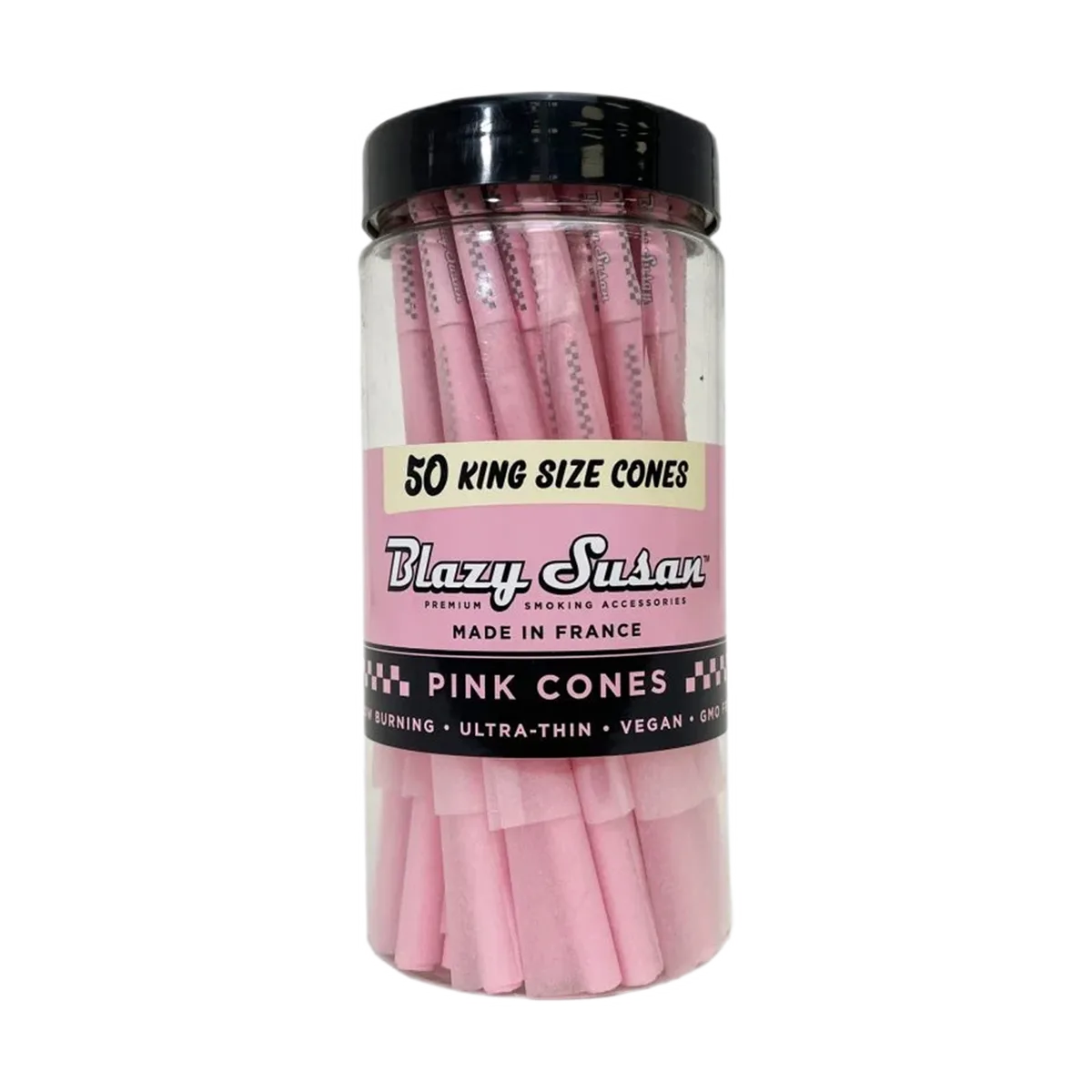 Blazy Susan Pink Paper Cones Pre-Rolled