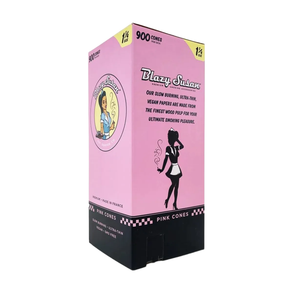 Blazy Susan Pink Paper Cones Pre-Rolled