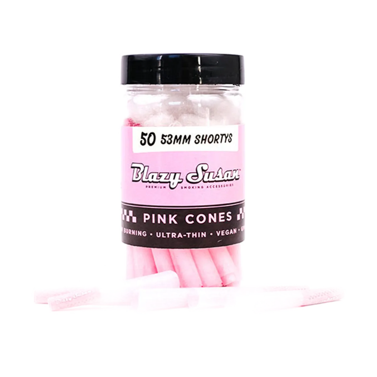 Blazy Susan Pink Paper Cones Pre-Rolled