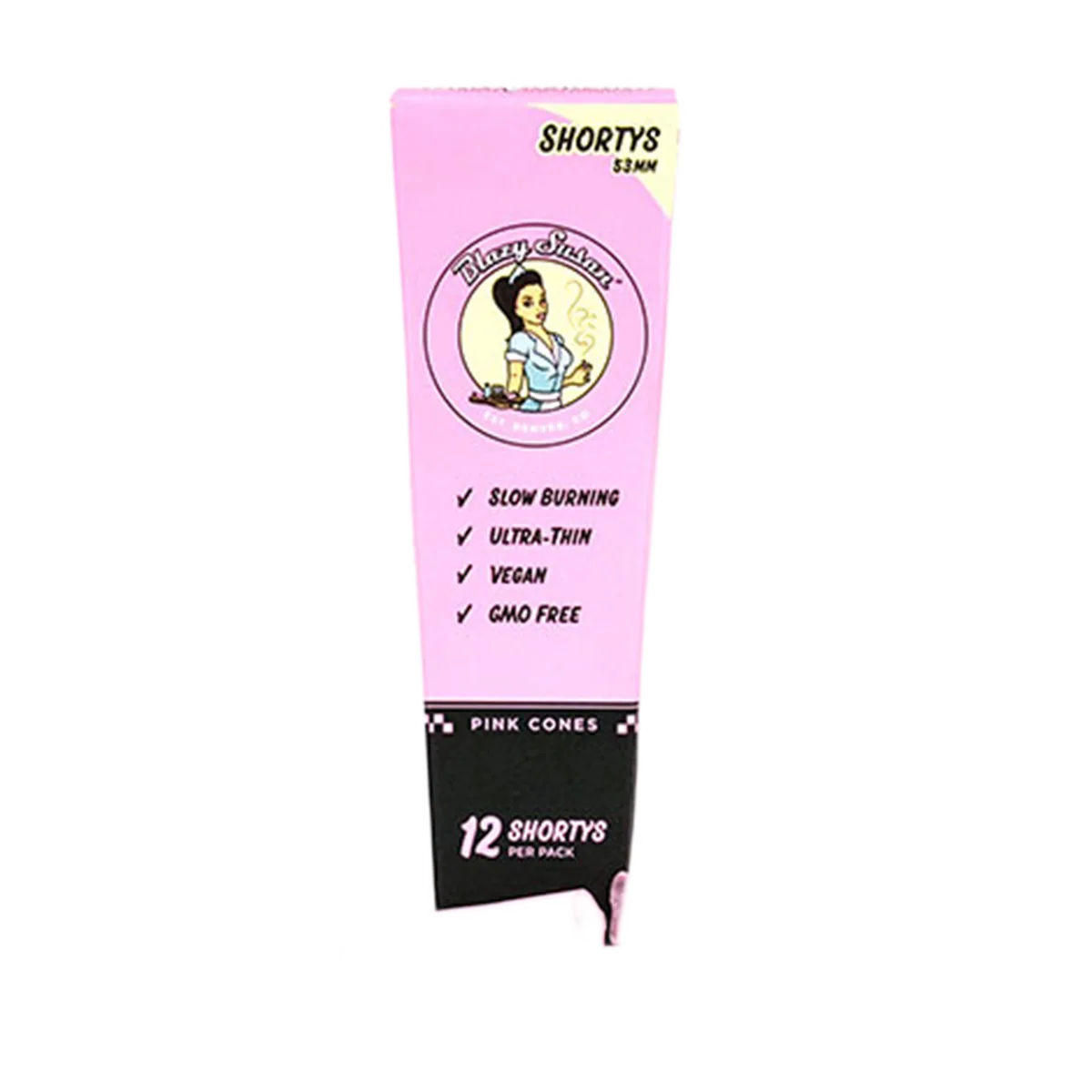 Blazy Susan Pink Paper Cones Pre-Rolled