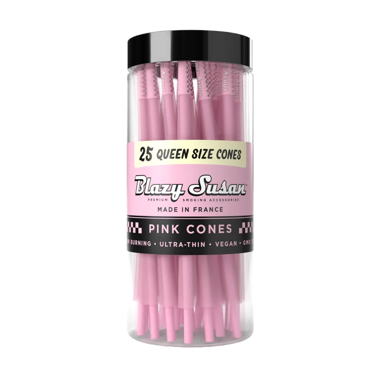 Blazy Susan Pink Paper Cones Pre-Rolled
