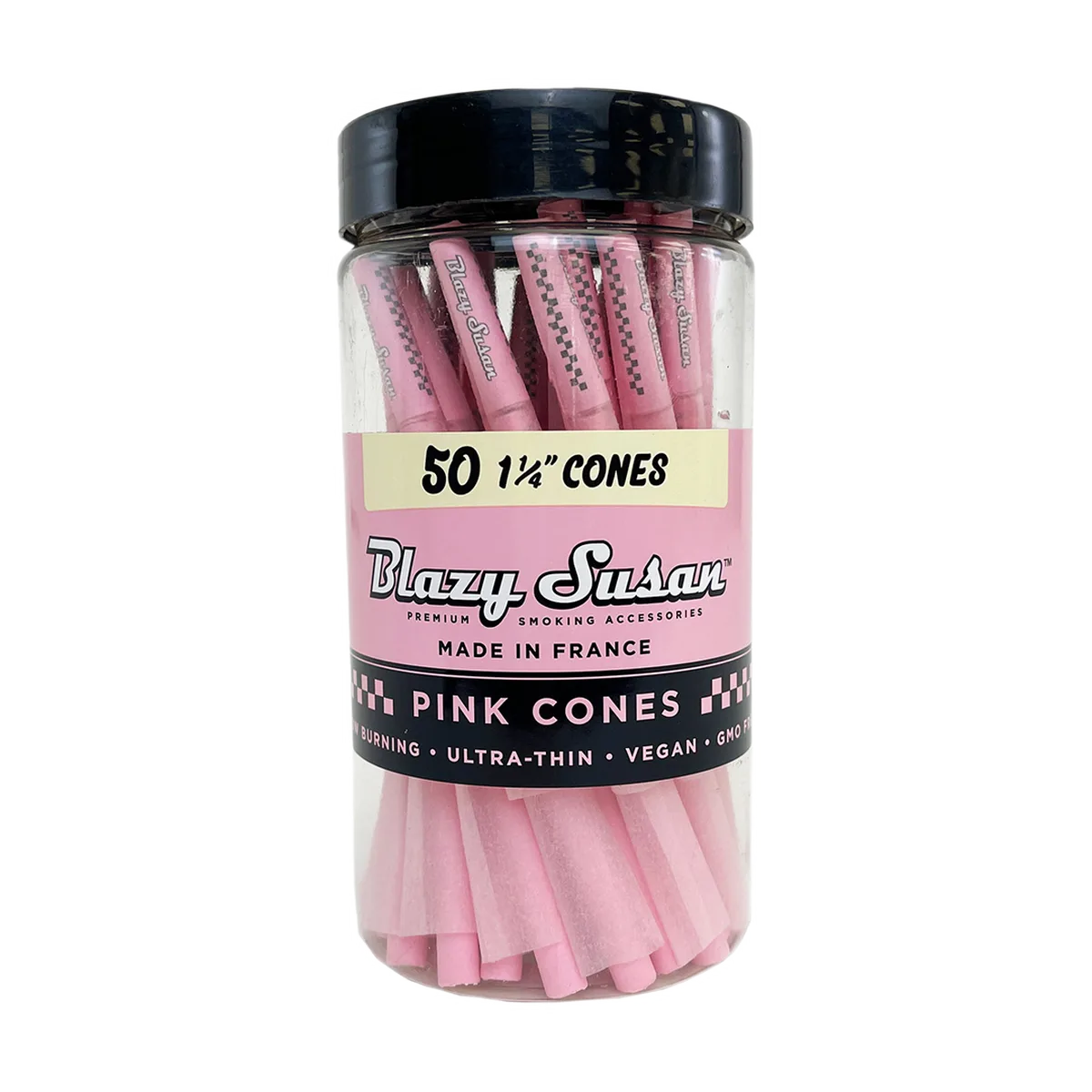 Blazy Susan Pink Paper Cones Pre-Rolled