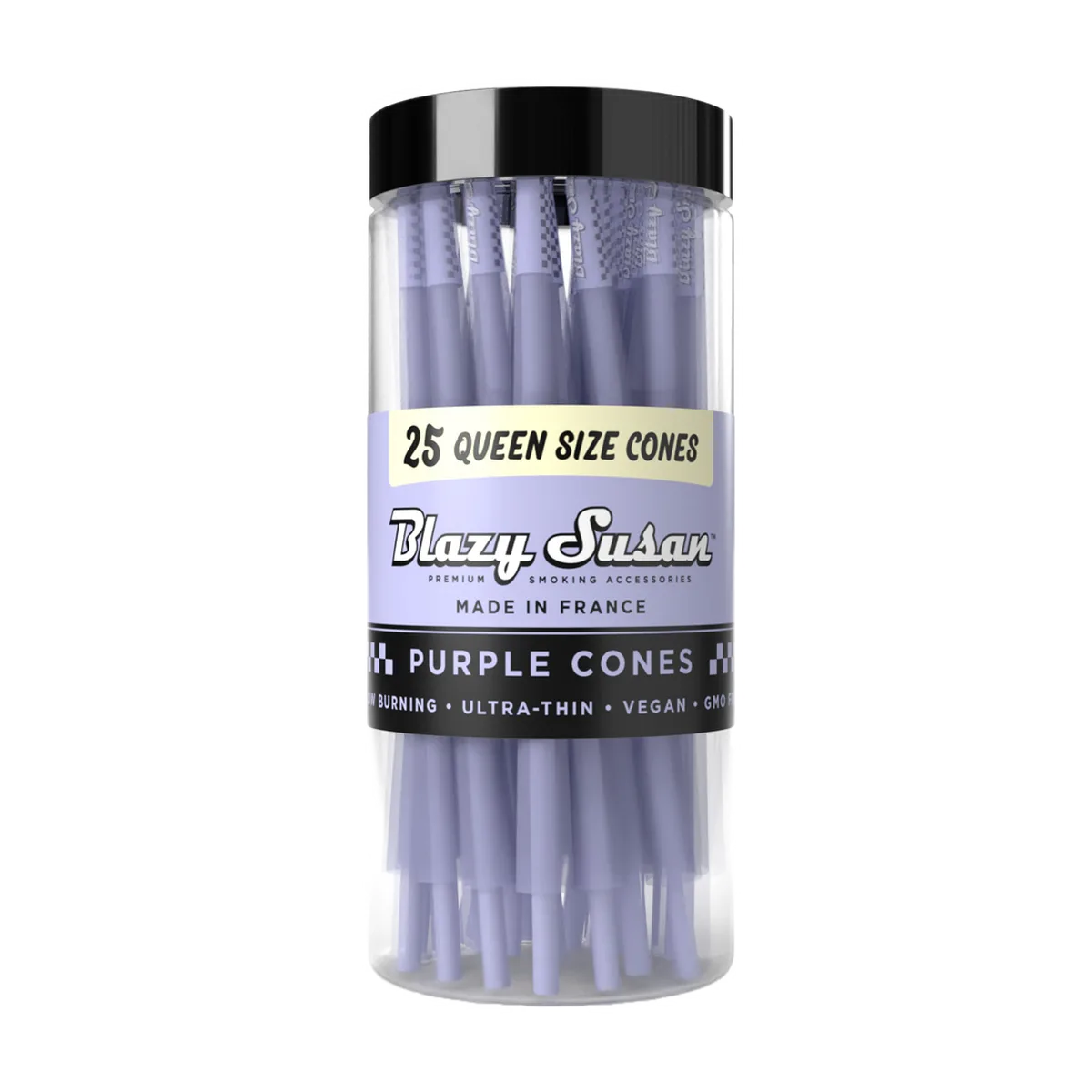 Blazy Susan Purple Paper Cones Pre-Rolled