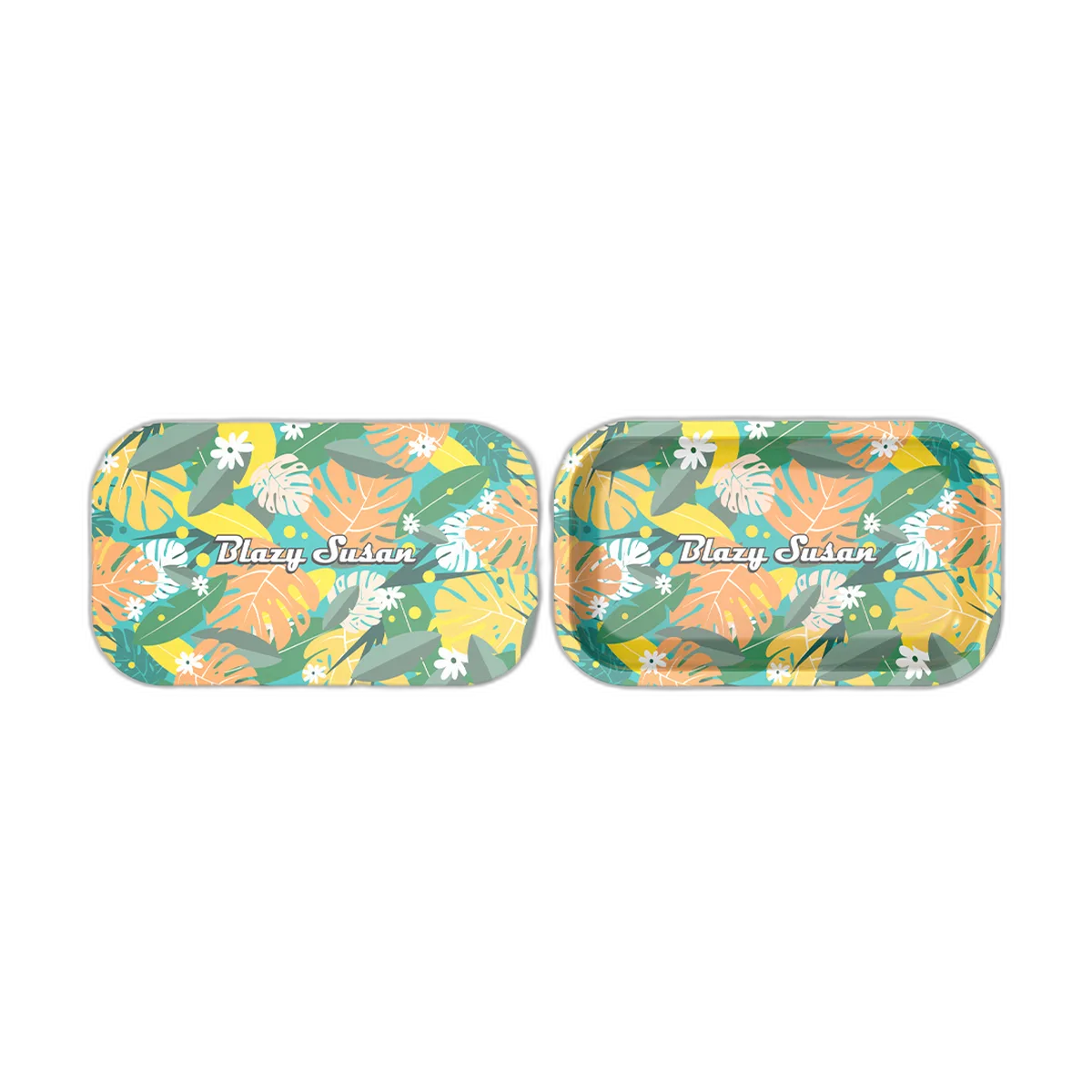 Blazy Susan Rolling Tray with Lid