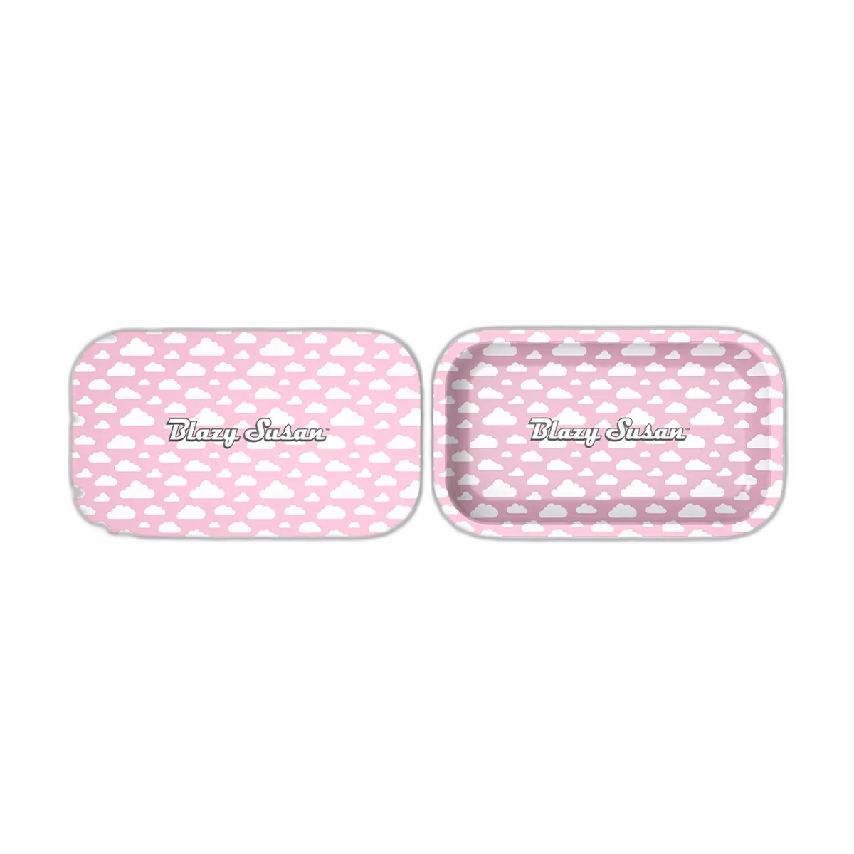 Blazy Susan Rolling Tray with Lid