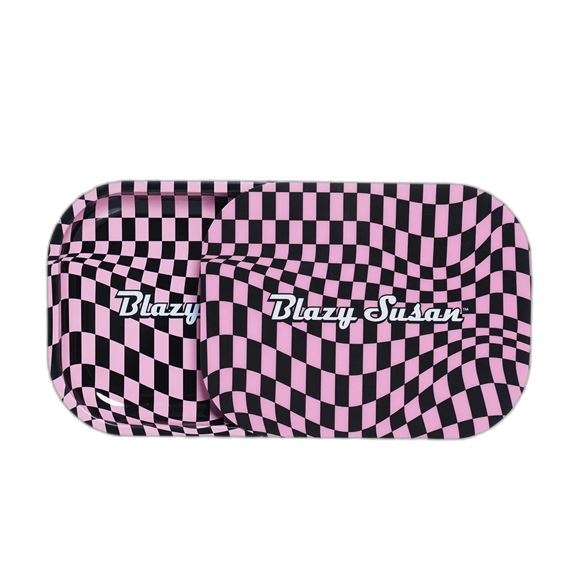 Blazy Susan Rolling Tray with Lid