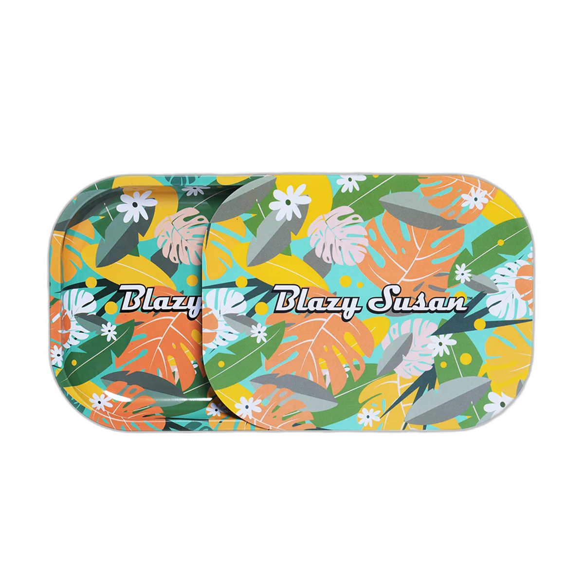 Blazy Susan Rolling Tray with Lid