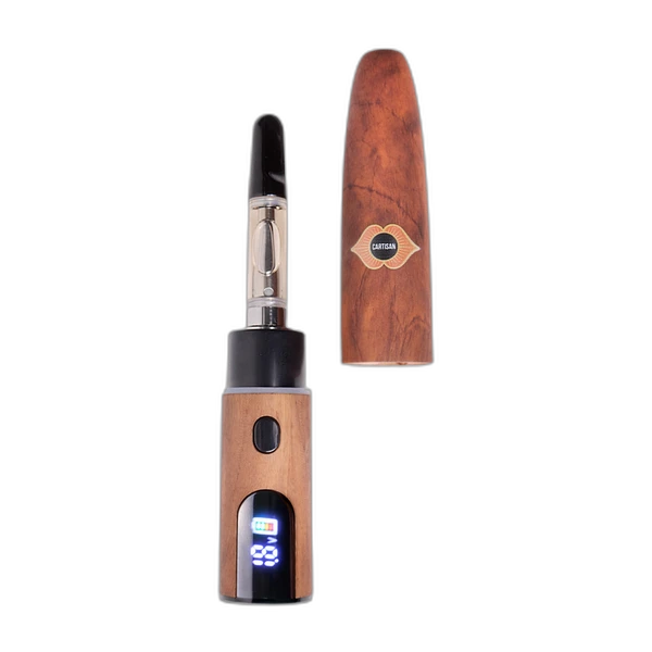 Cartisan Cochiba 510 battery with the magnetic cover removed