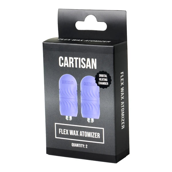 Cartisan Flex Wax Atomizer 2-pack in Purple retail box