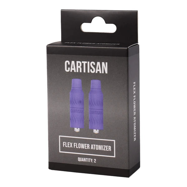 Cartisan Flex Flower Atomizer 2-pack in Purple retail box