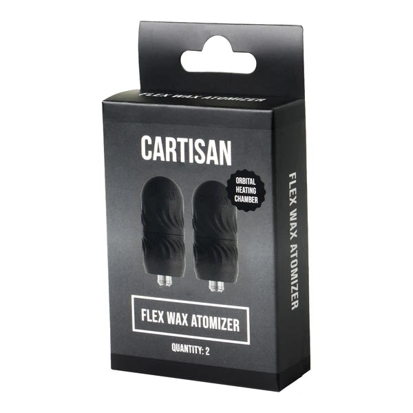 Cartisan Flex Wax Atomizer 2-pack in Black retail box