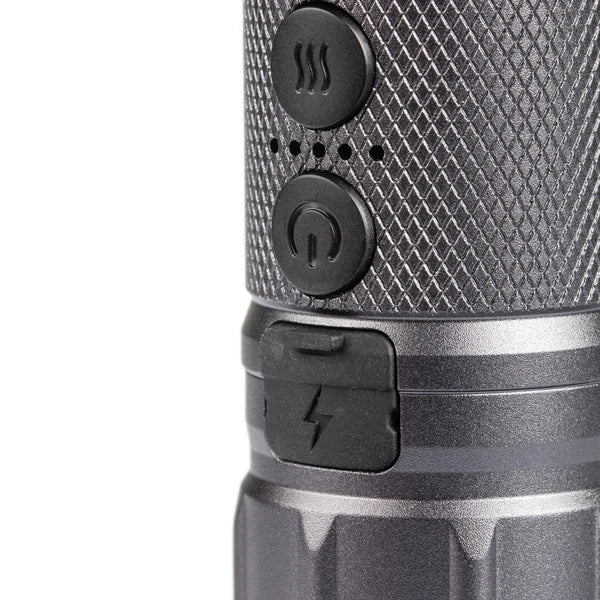 Cartisan High-Beam 510 battery button detail