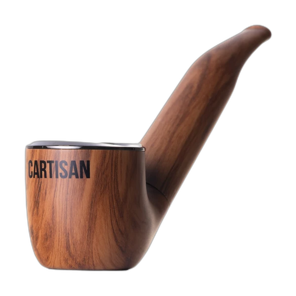 Close-up of the Cartisan The Inspector wood-grain finish