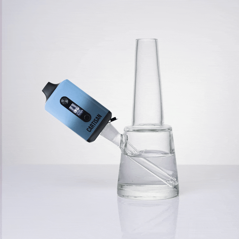 Cartisan Veil Bar Duo 510 Battery water pipe use animation