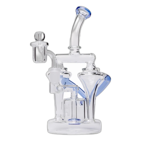 Human Grade Dualing Recycler Dab Rig, product view 1
