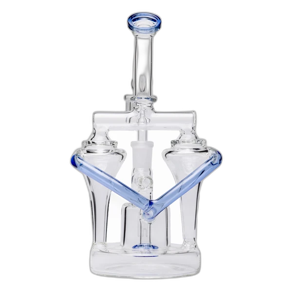 Human Grade Dualing Recycler Dab Rig, product view 11