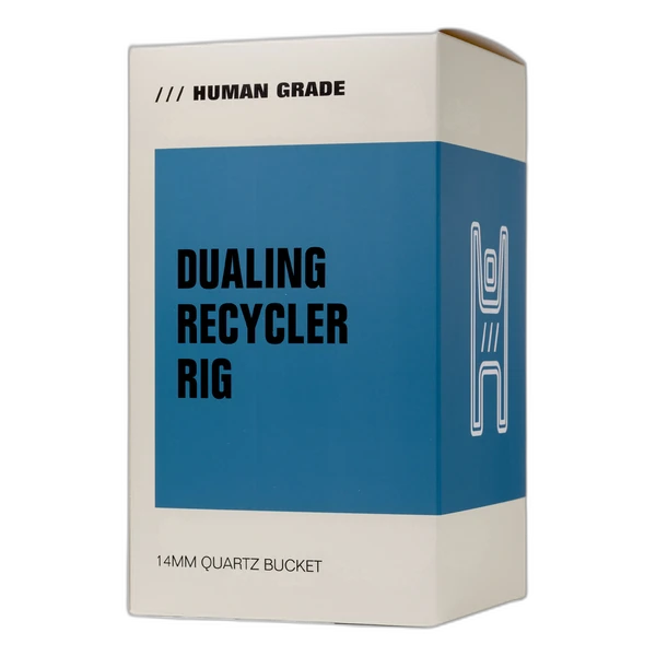 Human Grade Dualing Recycler Dab Rig, product view 13