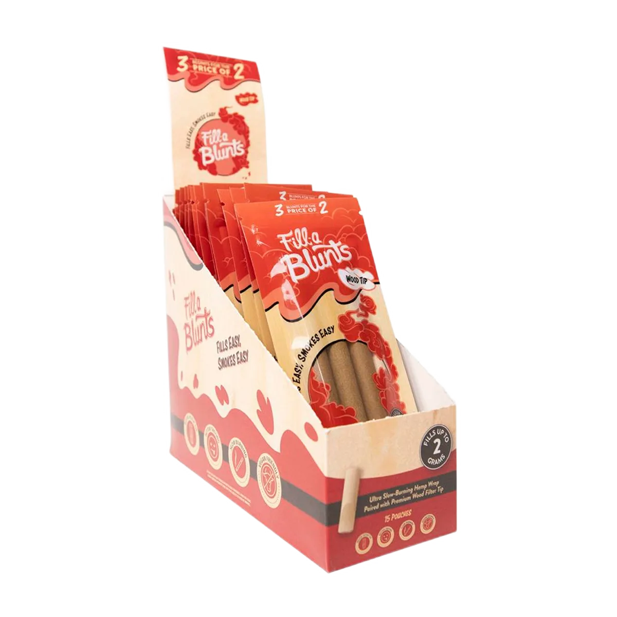 Fill-A-Blunt King Size Blunt Tubes