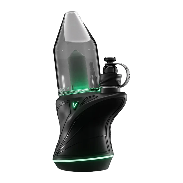 Focus V Carta Sport eRig in Black with smoked glass, bubble cap and green LED glow