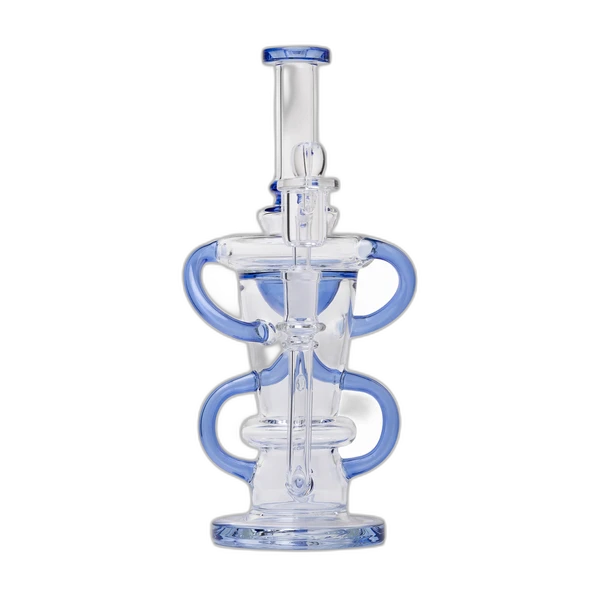 Human Grade 10.25" Straight Recycler Dab Rig - front detail