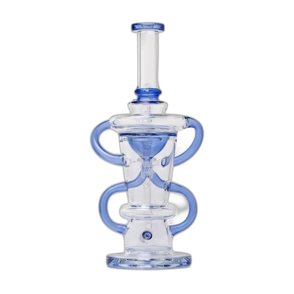 Human Grade 10.25" Straight Recycler Dab Rig - rear detail