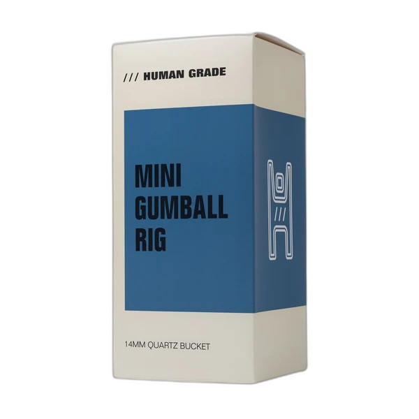 Human Grade 10" Mini Gumball Dab Rig - retail packaging