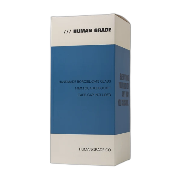 Human Grade 10" Mini Gumball Dab Rig - packaging back