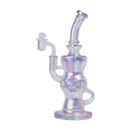 Human Grade 11.5" Swiss Incycler Dab Rig - Iridescent