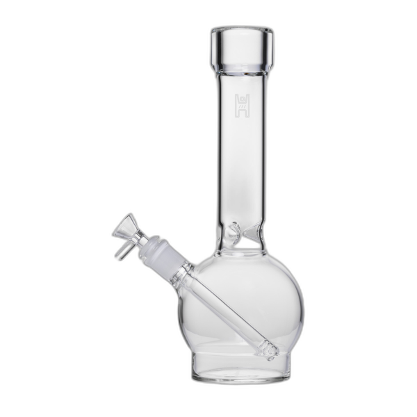 Human Grade 12 inch Ball Water Pipe in Clear