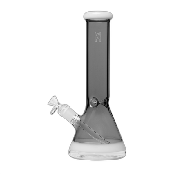 Human Grade 12 inch Beaker Water Pipe in Smoke