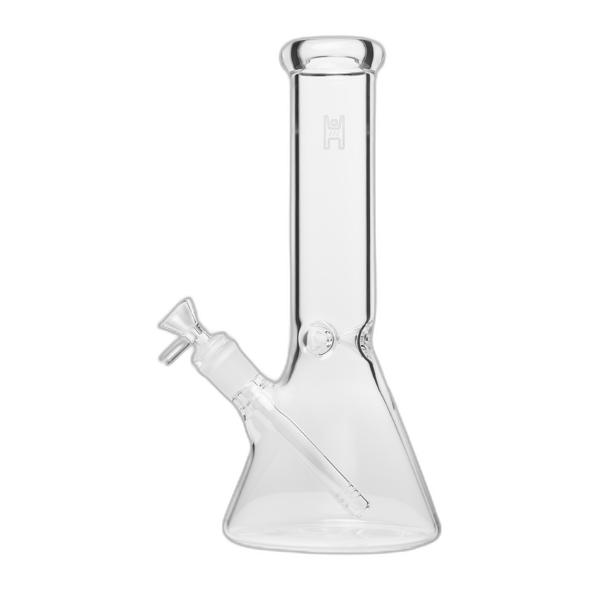 Human Grade 12 inch Beaker Water Pipe in Clear