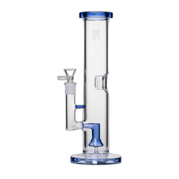 Human Grade 12 inch Tube Water Pipe in Light Blue