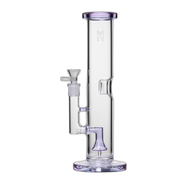 Human Grade 12 inch Tube Water Pipe in Lavender