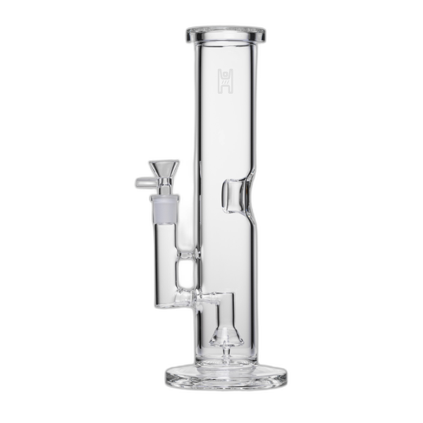 Human Grade 12 inch Tube Water Pipe in Clear