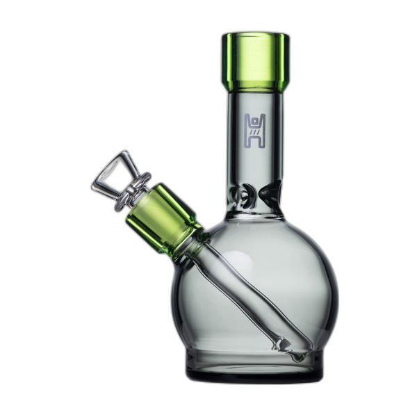 Human Grade 6 inch Ball Water Pipe in Smoke Matrix