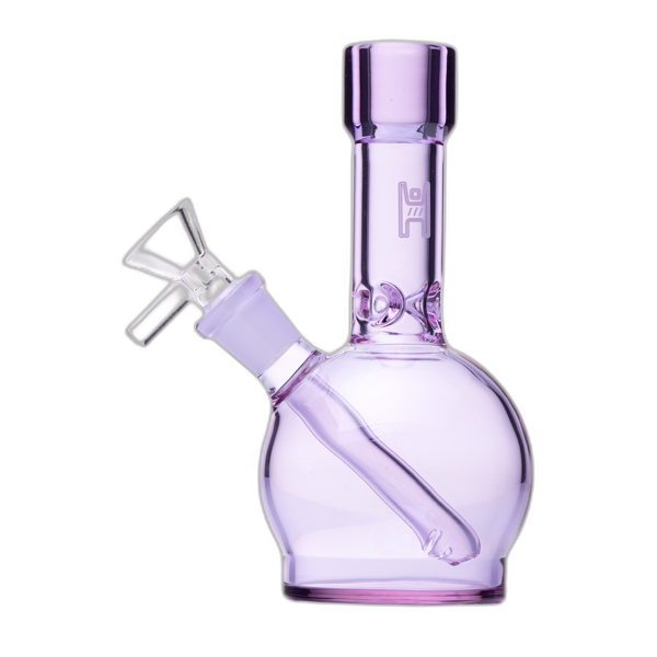 Human Grade 6 inch Ball Water Pipe in Lavender
